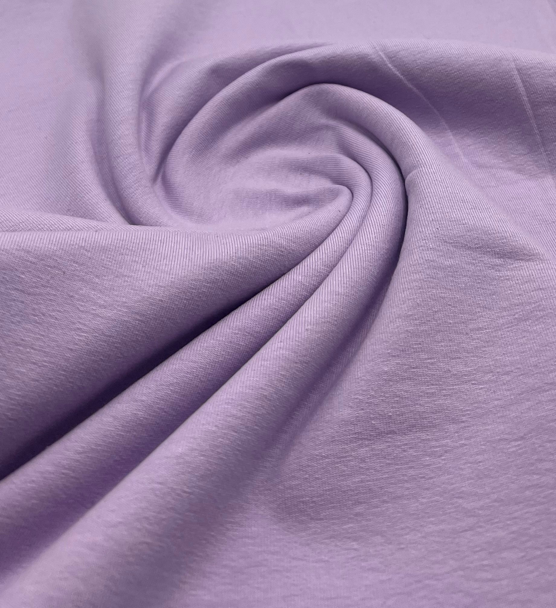 Lilac Cotton Stretch Jersey 200 GSM 95/5 Lycra 4 Way Stretch - T9 Fabrics
